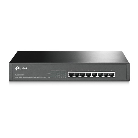 TP-Link TL-SG1008MP No administrado Gigabit Ethernet (10 100 1000) Energía sobre Ethernet (PoE) 1U Negro
