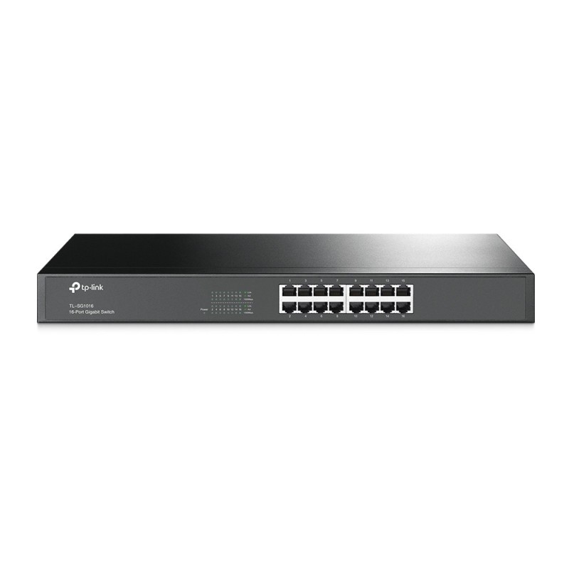 TP-Link TL-SG1016 switch No administrado Gigabit Ethernet (10 100 1000) 1U Negro