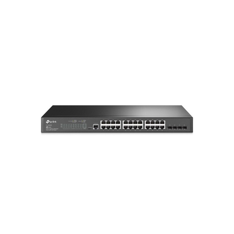 TP-Link JetStream TL-SG3428 switch Gestionado L2 L3 Gigabit Ethernet (10 100 1000) 1U Negro