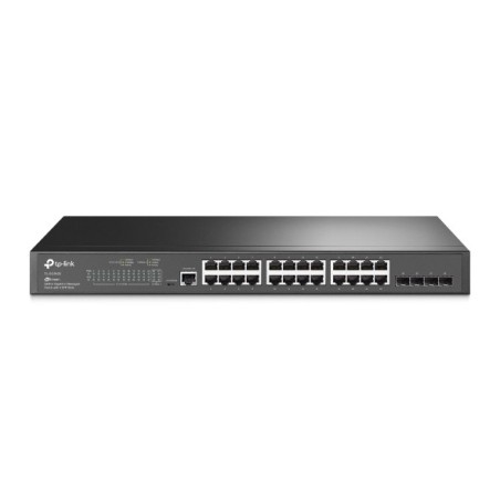 TP-Link JetStream TL-SG3428 switch Gestionado L2 L3 Gigabit Ethernet (10 100 1000) 1U Negro