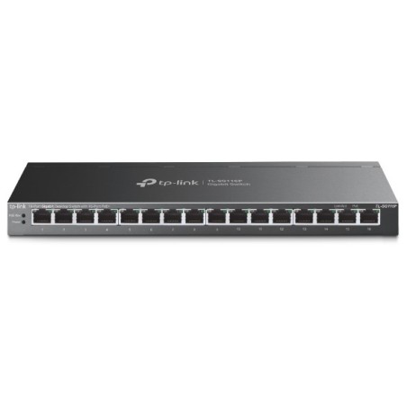 TP-Link TL-SG116P switch No administrado Gigabit Ethernet (10 100 1000) Energía sobre Ethernet (PoE) Negro