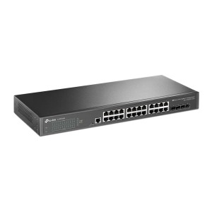TP-Link JetStream TL-SG3428X switch Gestionado L2+ L3 Gigabit Ethernet (10 100 1000) 1U Negro