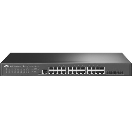 TP-Link JetStream TL-SG3428X-M2 switch Gestionado L2+ 2.5G Ethernet (100 1000 2500) 1U Negro