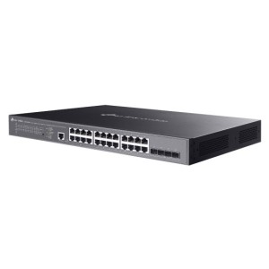 TP-Link Omada SG3428XMPP switch Gestionado L2+ Gigabit Ethernet (10 100 1000) Energía sobre Ethernet (PoE) 1U Negro