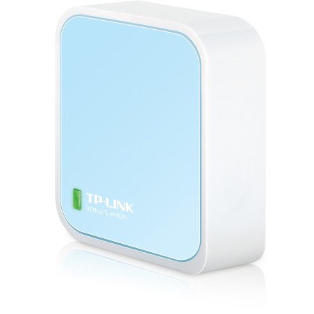 TP-Link TL-WR802N router inalámbrico Ethernet rápido Banda única (2,4 GHz) Azul, Blanco