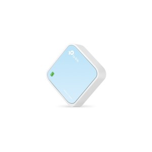 TP-Link TL-WR802N router inalámbrico Ethernet rápido Banda única (2,4 GHz) Azul, Blanco