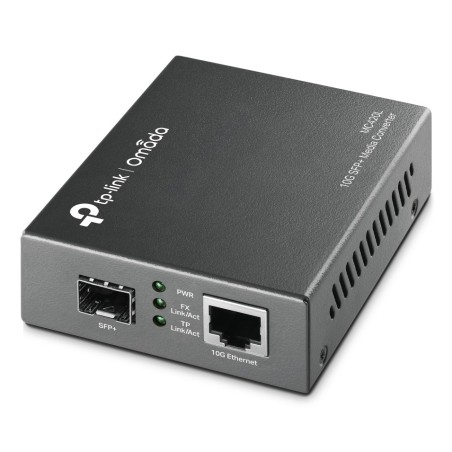 TP-Link MC420L convertidor de medio 10000 Mbit s Multimodo, Monomodo Negro