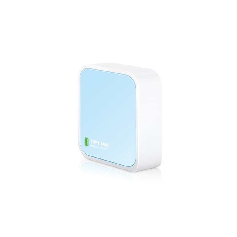 TP-Link TL-WR802N router inalámbrico Ethernet rápido Banda única (2,4 GHz) Azul, Blanco