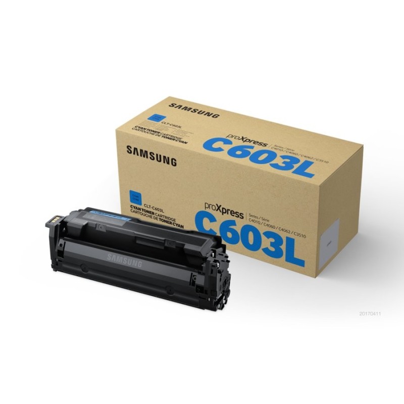 Samsung CLT-C603L cartucho de tóner 1 pieza(s) Original Cian